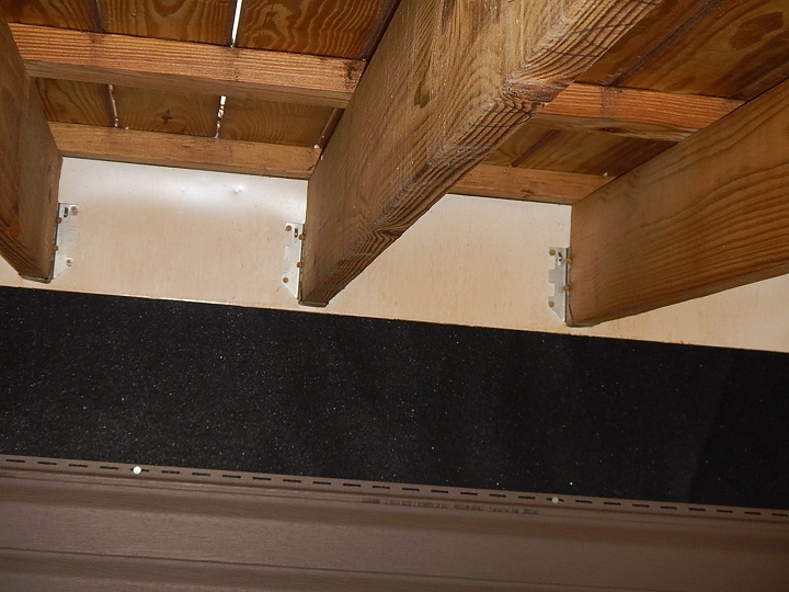 incorrect deck attachment will cause a deck to fail found on a home inspection near evansville indiana