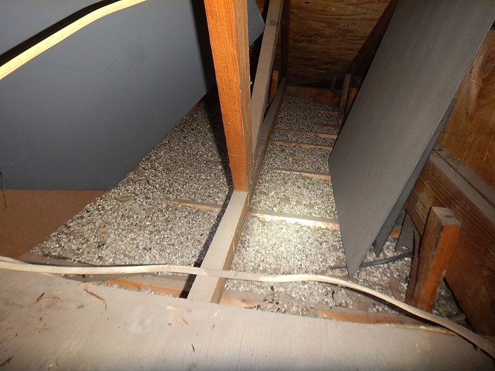 Vermiculite a hazardous insulation found on a home inspection