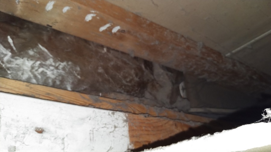 missing ductwork found during an hvac inspection by the home inspector in linton indiana