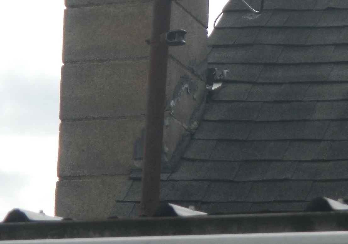 Poor flashing found by the home inspector near Evansville IN.