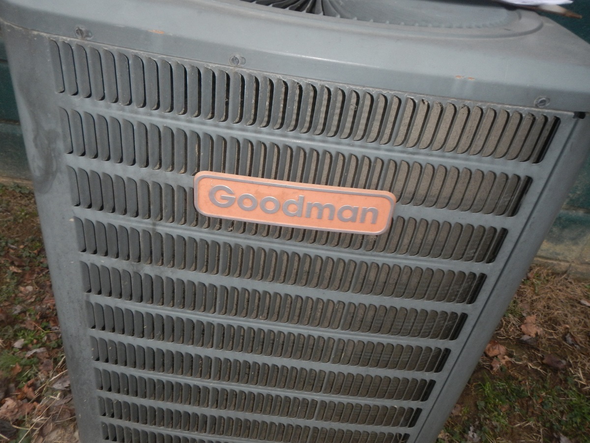 Clogged air conditioner compressor found by the handyman while performing home maintenance.